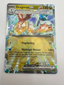 Pokemon Karte TCG Dragoran EX 159/197 Obsidian Flammen Holo Rare Deutsch NM - Image 2