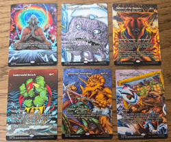 TMNT Source Material Bundle x6 Splinter of the Shadows Underworld Breach MTG NM - Image 1