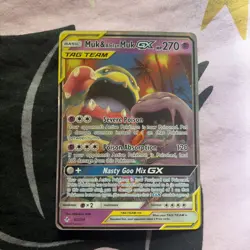 Pokemon Card - Muk & Alolan Muk Tag Team Unbroken Bonds 196/214 Full Art - Image 1