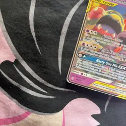 Pokemon Card - Muk & Alolan Muk Tag Team Unbroken Bonds 196/214 Full Art - Image 4