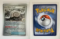 ANTIQUE HELIX FOSSIL 153/165 151 COMMON POKEMON REVERSE HOLO NM/M AYUMI ODASHIMA - Image 3