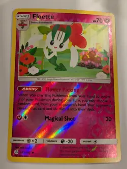 Floette 151/236 - Cosmic Eclipse Reverse Pokemon Holo Foil Nice! - Image 1