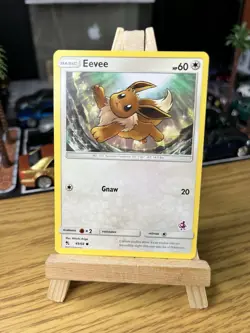 Pokemon Eevee 49/68 Hidden Fates Mewtwo Stamped Battle Academy Deck Exclusive - Image 1