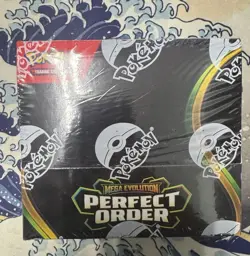 SEALED NEW Pokemon Mega Evolution Perfect Order Booster Box - Image 1