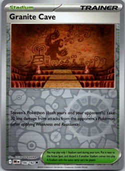Granite Cave (Stadium) 166/182 Destined Rivals Reverse Holo Pokemon TCG NM - Image 1