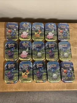 Pokemon Ascended Heroes Mini Tin Lot x15 Factory Sealed Tins Brand New TCG - Image 1