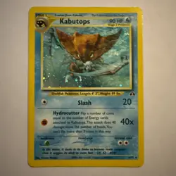 Kabutops 6/75 Neo Discovery Unlimited Holo Rare MP Vintage Pokemon Card - Image 1