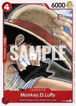 Monkey.D.Luffy One Piece Film Red Promo P-022 One Piece Promotion Card Near Mint - Image 1