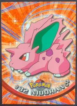 Pokemon Card Nidoran #32 TOPPPS Series 1 Blue Logo 1st Print NEAR MINT Non-Holo! - Image 1