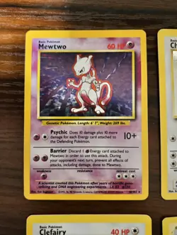 1999 Pokemon Base Set Unlimited Holo raw cards Bundle Bulk - Image 2