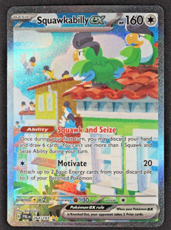 2023 Squawkabilly ex 264/193 Paldea Evolved Pokemon TCG Trading Card Game - Image 1