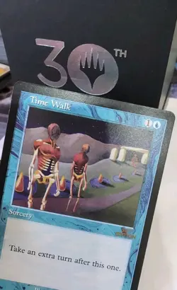 1x MTG 30th Anniversary Edition - Time Walk - Retro Frame Power 9 Card Raw 30A - Image 3