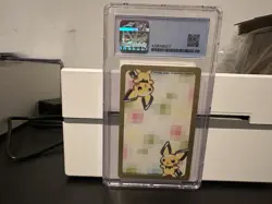 Pichu 2000 Pokemon Playing Cards Japanese Gold Deck Part 2-Joker CGC 8.5 - Image 2