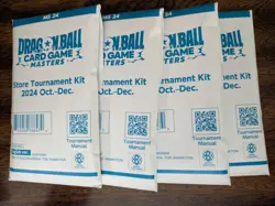 Lot of 4! Dragon Ball Super Card Game Masters: Store Tournament Kit 2024 Oct-Dec - Image 1