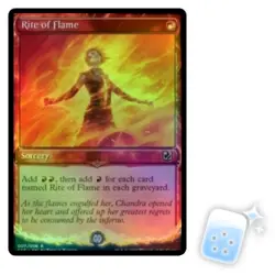 FOIL RITE OF FLAME Signature Spellbook: Chandra Magic MTG MINT CARD - Image 1