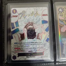 Bandai One Piece CCG Gear Two OP11-080 Rare Foil Alt Art Event Card - Image 2