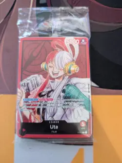 One Piece Card Game Film Red Promotion Card Set Promo brand new seal UTA leader - Image 1