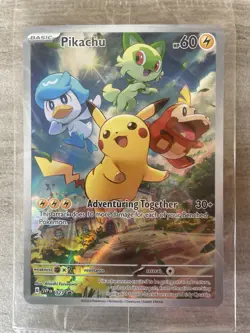 Pikachu SVP 027 Sealed Promo Cards Holo Illustration Rare - Image 1
