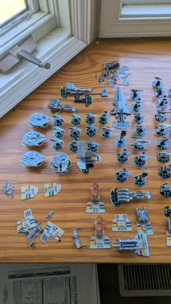 Star Wars PocketModel TCG HUGE LOT. Over 400 Ships and over 500 Cards. - Image 2