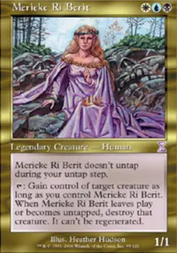 Damaged, English MTG Regular Merieke Ri Berit Time Spiral "Timeshifted" Magic th - Image 1