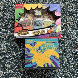 Pokemon TCG Ascended Heroes ETB Plus Pin Collection Lot Of 2 Sealed Brand New! - Image 1
