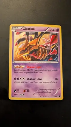 Pokemon Giratina Promo Holo XY XY184 Basic 130 HP - Image 1