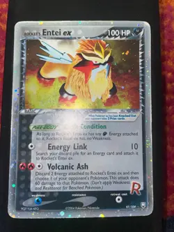 2004 POKEMON EX TEAM ROCKET RETURNS #97 ROCKET'S ENTEI EX-HOLO - PSA - Image 1
