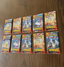 Lot of 10x Pokemon Surging Sparks Booster Packs- **SEALED** - Image 2