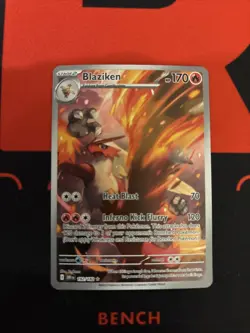 Pokemon Destined Rivals Blaziken IR Illustration Rare 192/182 - Image 1