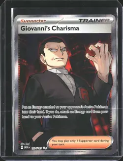 Giovanni's Charisma 197/165 Ultra Rare 151 Pokemon NM/M - Image 1