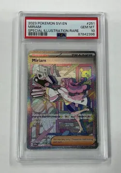 2023 Pokemon SV Miriam Special Illustration Rare #251/198 PSA 10 GEM MINT - Image 1