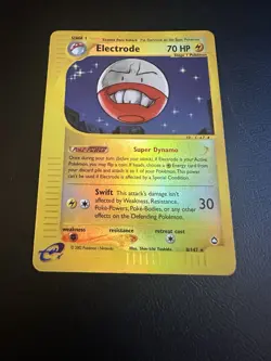 Pokemon Electrode Aquapolis Reverse Holo Rare 008/147 70 HP English - Image 1
