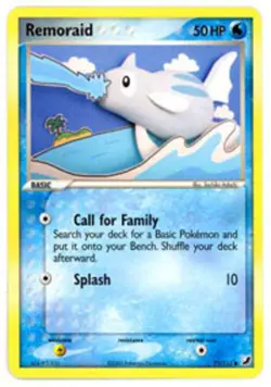Pokemon - Remoraid - 71/115 - Common - EX Unseen Forces - NM - Image 1