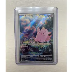 Lillie's Clefairy ex Special Illustration Rare Holo Pokemon TCG EN 184/159 - Image 1