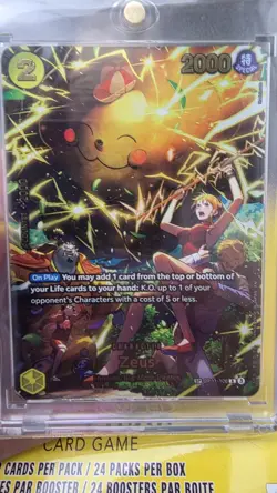 Bandai One Piece CCG Zeus Holo Special R 2000 Power OP11-106 SP Card - Image 5