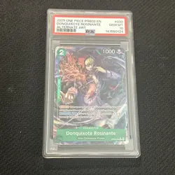 2025 One Piece OP05-030 Donquixote Rosinante ALT ART PSA 10 Gem Mint - Image 1