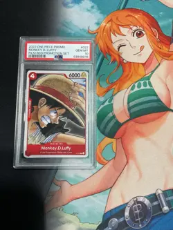 2022 One Piece Promo Monkey D. Luffy Film Red Promo Set #P-022 PSA 10 GEM MINT - Image 1