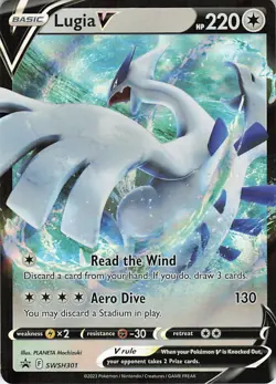 Lugia V Holo Promo SWSH: Sword & Shield Promo Cards SWSH301 NM - Image 1