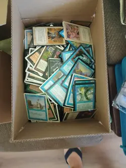 Box Full Of Vintage Magic The Gathering Cards - Image 1