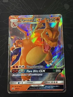 Pokemon Card TCG - Charizard GX SM211 Black Star Promo Sun & Moon NM - Image 1