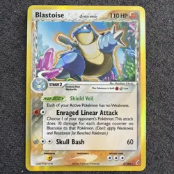 NM! Blastoise (2/100) EX Crystal Guardians Delta Species Holo Pokemon Card! - Image 1
