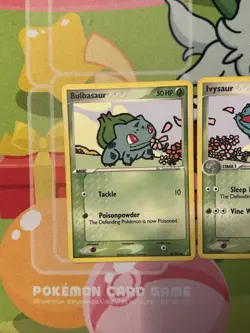 2006 POKEMON EX CRYSTAL GUARDIANS 3 CARD LOT - BULBASAUR, IVUSAUR, & VENUSAUR - Image 2
