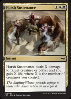 Harsh Sustenance -Foil Light Play MTG Fate Reforged - Image 1