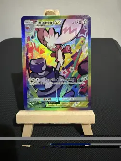 Tinkaton ex pokemon tcg pocket fan art trading card - Image 1