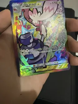 Tinkaton ex pokemon tcg pocket fan art trading card - Image 2