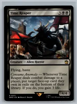 Magic MTG Universes Beyond: Doctor Who Time Reaper #0071 TCG CCG - Image 1