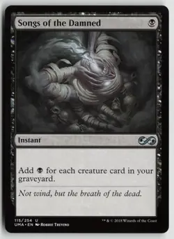Songs of the Damned Lightly Played 115 Ultimate Masters Magic: The Gathering - Image 1