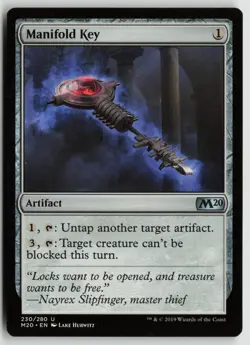 Manifold Key Lightly Played 230 Core Set 2020 Magic: The Gathering - Image 1