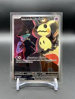 Pokemon Ascended Heroes Team Rocket's Mimikyu 238/217 Illustration Rare - Image 1