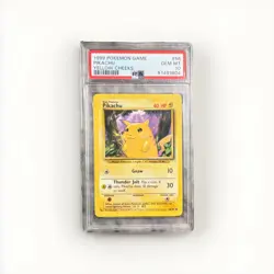 Pokemon Pikachu 58/102 Base Set Regular Common PSA 10 English 1999 - Image 1